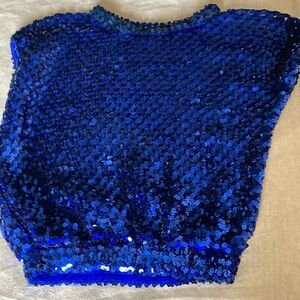Vintage 80s Sequin Top Coachella top